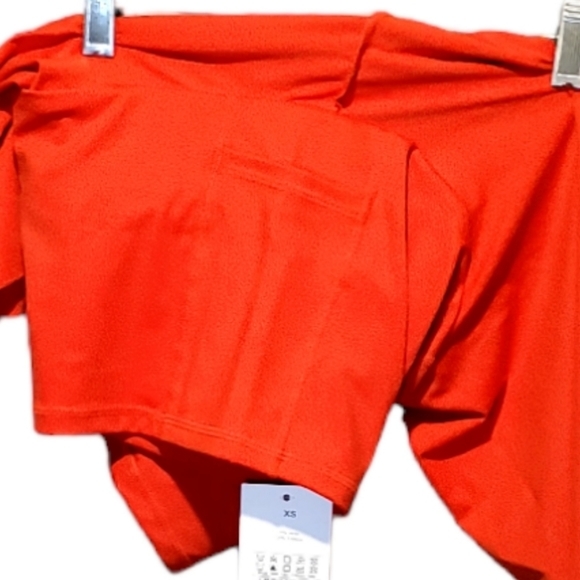 HALARA Red 2 in 1 Skort Shorts Flare Pockets XS NWT - Picture 6 of 9